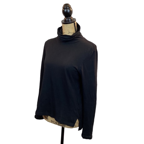 Madewell Black Pure Cotton Turtleneck - Picture 2 of 9